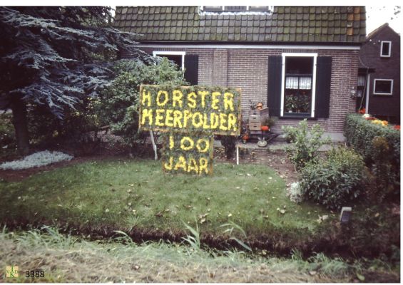 3388
Honderdjarigen bestaan Horstermeer.
