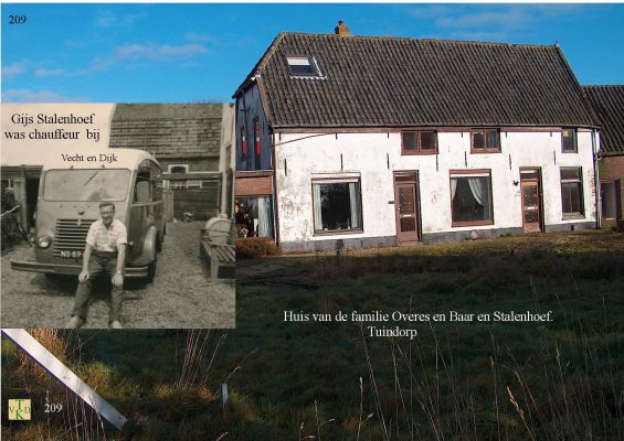 0209 Oude dubbele woning.
    Huis van Cees Stalenhoef .  
