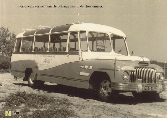 0518 Personen vervoer .
  Vervoer naar de bouwplaats van H.Lagerweij
