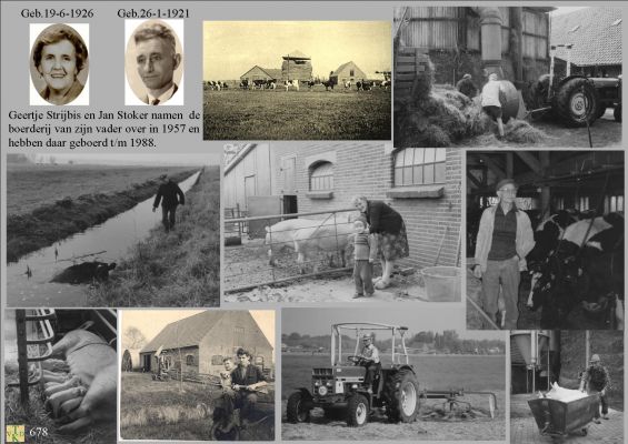 0678 Verzamelfoto van de boerderij van Stoker
