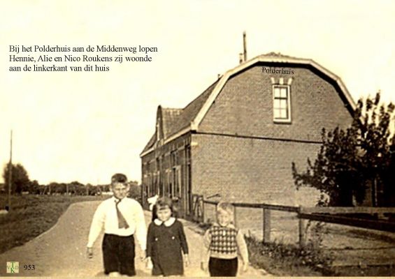 0953 Bij het polderhuis. 
