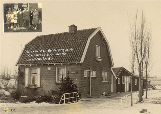 1156 Woning van de tuinder.
