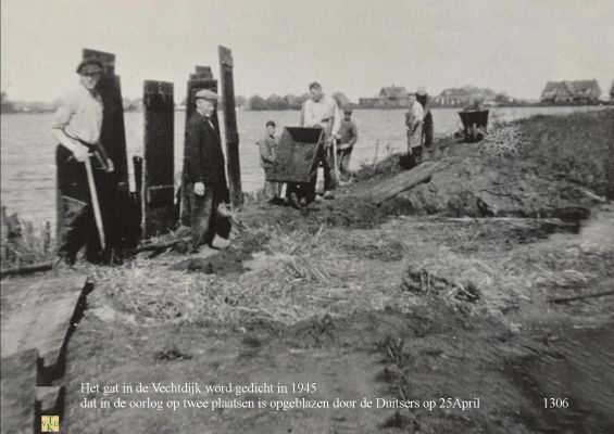 1306 Gat in Horndijk wordt gedicht.
 Met uitzicht op de Overmeerseweg.
