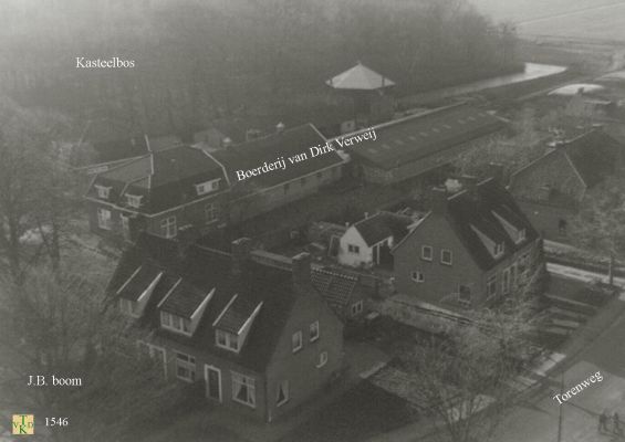 1546 Luchtfoto Boerderij. 
