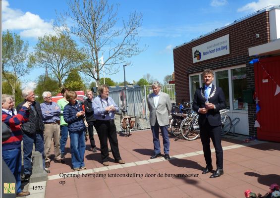 1573 Opening bevrijding tentoonstelling.  
 
