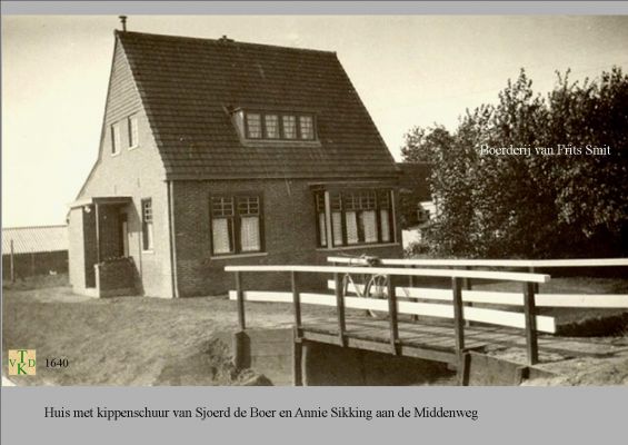 1640 Woning met schuur.
