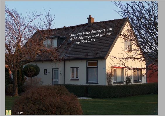 1649 Woning Dunnebier gesloopt
