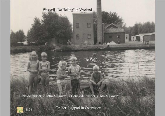 1824 Jaagpad Overmeer 
Wasserij de Heling op de achtergrond.
