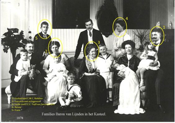 1878 Families van Baron van Lijnden. 
