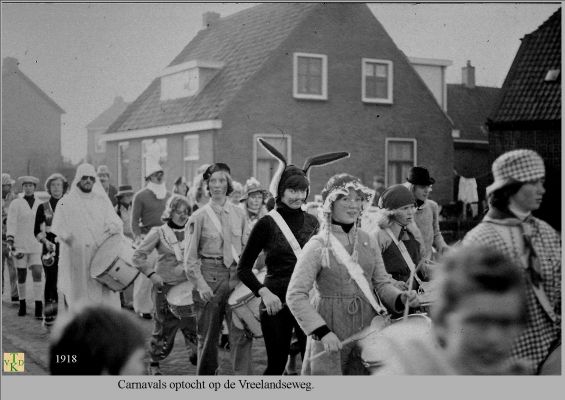 1918 Carnavals optocht. 
 
