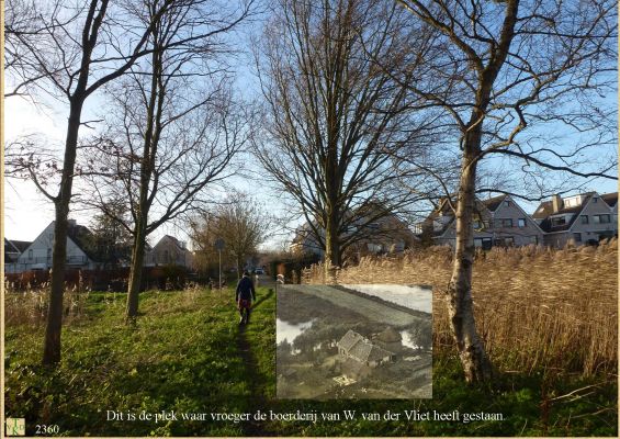 2360
 Oude plek van boerderij W v der Vliet.
