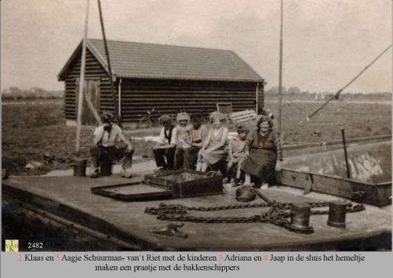 2482
Brugwachter bij de sluis t Hemeltje.
