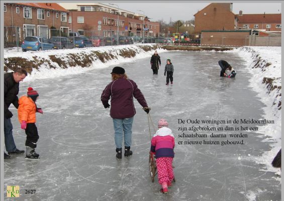 2627 Schaatsbaan op de plek van nieuwbouw.
