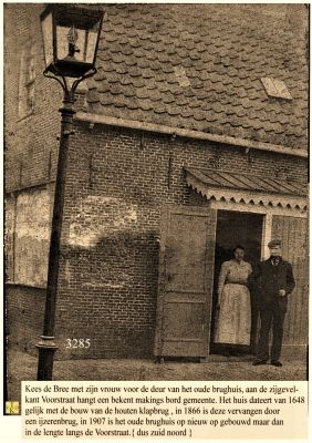 3285
Brugwachtershuis. Kees was brugwachter in 1874 tot 1901.
