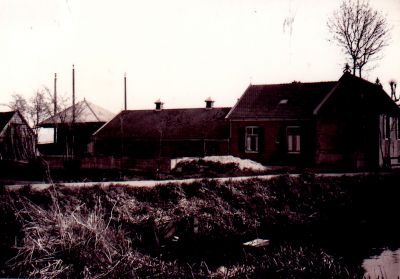 Luchtfoto-boerderij
Luchtfoto van de boerderij van Wenneker op de Eilandseweg 7 .
Het woonhuis is in 1998 afgebroken en is er een dubbel woonhuis gebouwd voor Charles en zijn zoon.
De boerderij heet “Roosendaal”.
