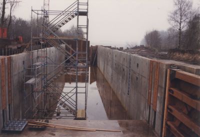 Ballastbrug
Bouw sluis verbinding Vecht met de Spiegelpolder bij de Ballastbrug 1998 1999
