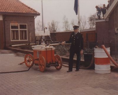 Brandweergarage
Brandweergarage Jacob Scherpenhuysen Sr Opening brandweergarage     omstreeks 1970
