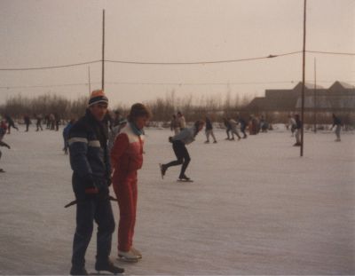 Schaatswedstrijden
Schaatswedstrijden op de schaatsbaan van 1982 tot 1985.
