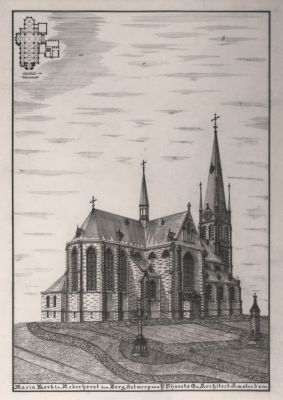 Ontwerp-tekening-R-K-Kerk
R.K.Kerk Ontworpen door architect Y.Bijvoets
