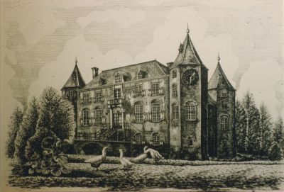 Tekening-van-het-Kasteel
Tekening van  kasteel Nederhorst.
